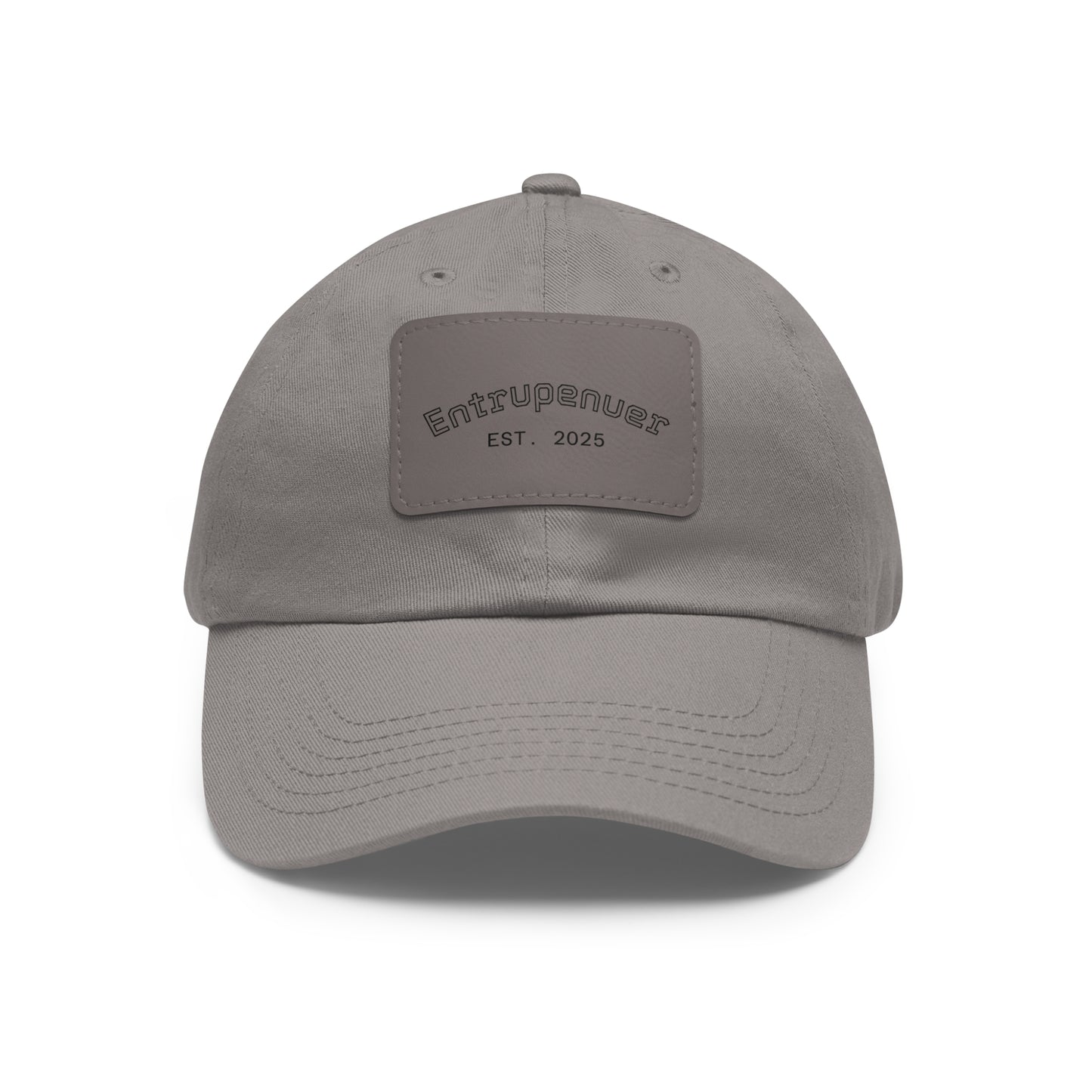 Entrepreneur  - Stylish Dad Hat with Leather Patch | Casual Cap for Everyday Wear, Gift for Him, Fashionable Accessories, Unique Menswear, Birthday Present