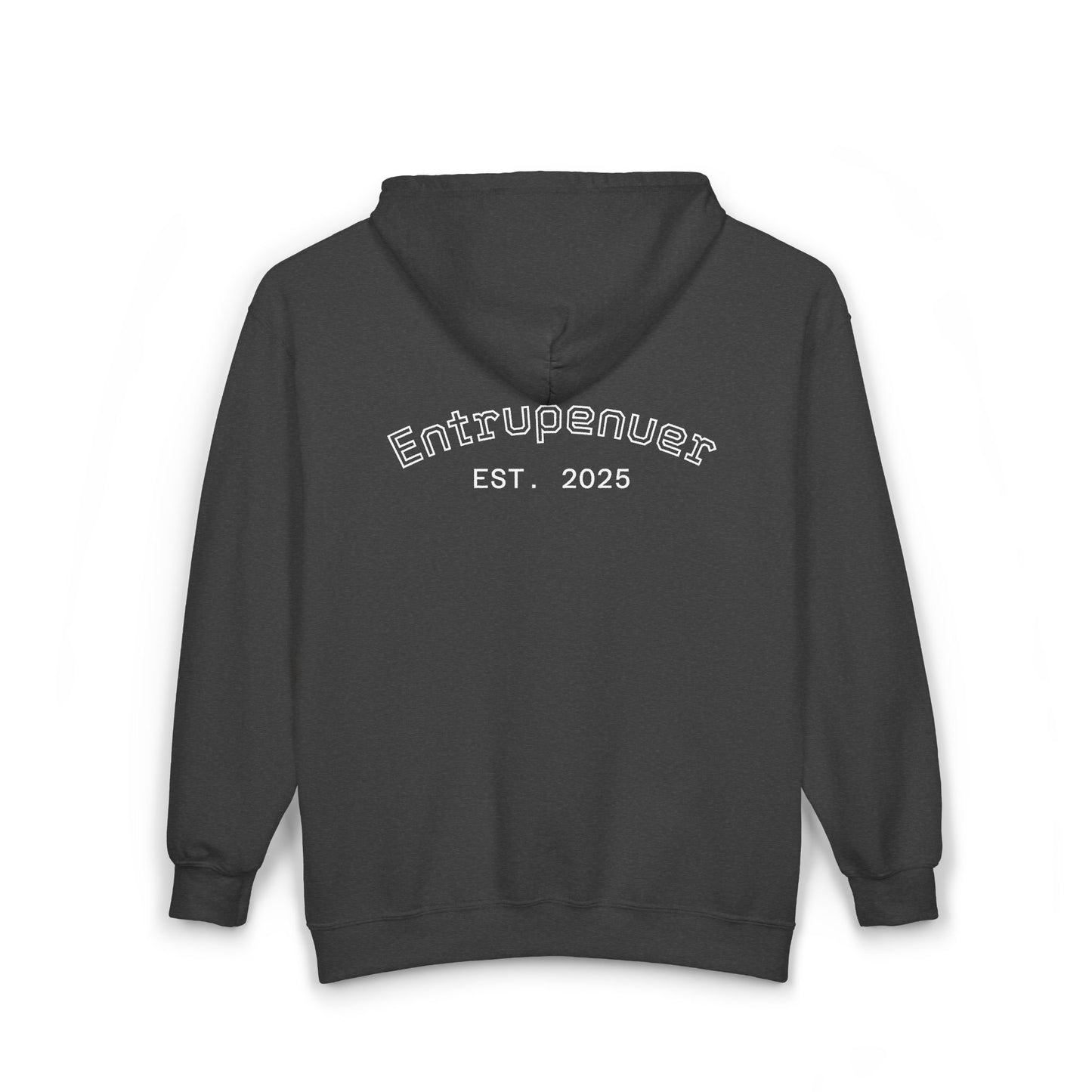 Entrepreneurial Spirit Hoodie: Cozy Full Zip Sweatshirt for Business Lovers, Perfect for Gifts, Motivational Wear, Casual Style