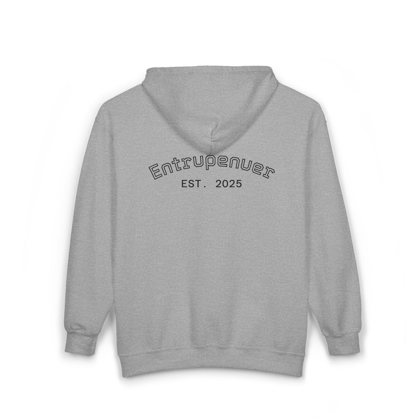 Entrepreneurial Spirit Hoodie: Cozy Full Zip Sweatshirt for Business Lovers, Perfect for Gifts, Motivational Wear, Casual Style