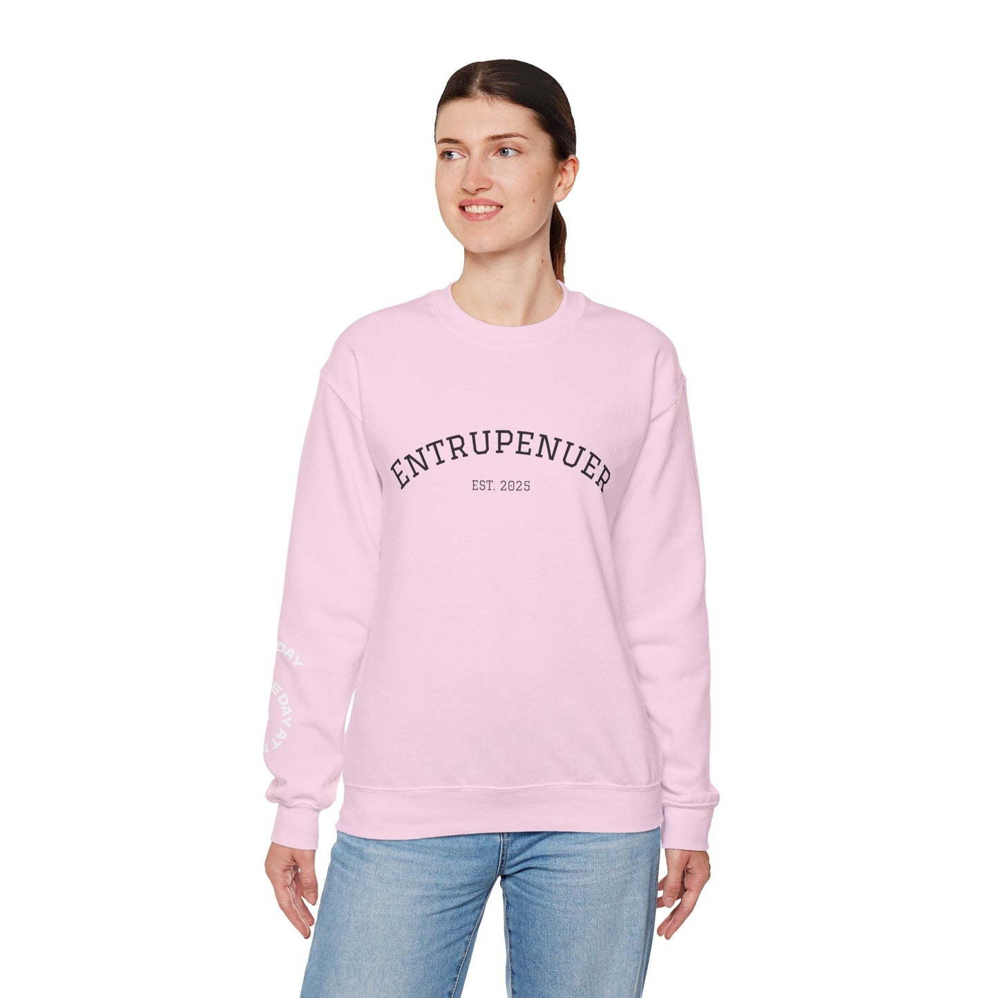 Entrepreneur Crewneck Sweatshirt, Cozy Unisex Pullover Gift, Casual Streetwear, Perfect for Entrepreneurs, Stylish Everyday Wear