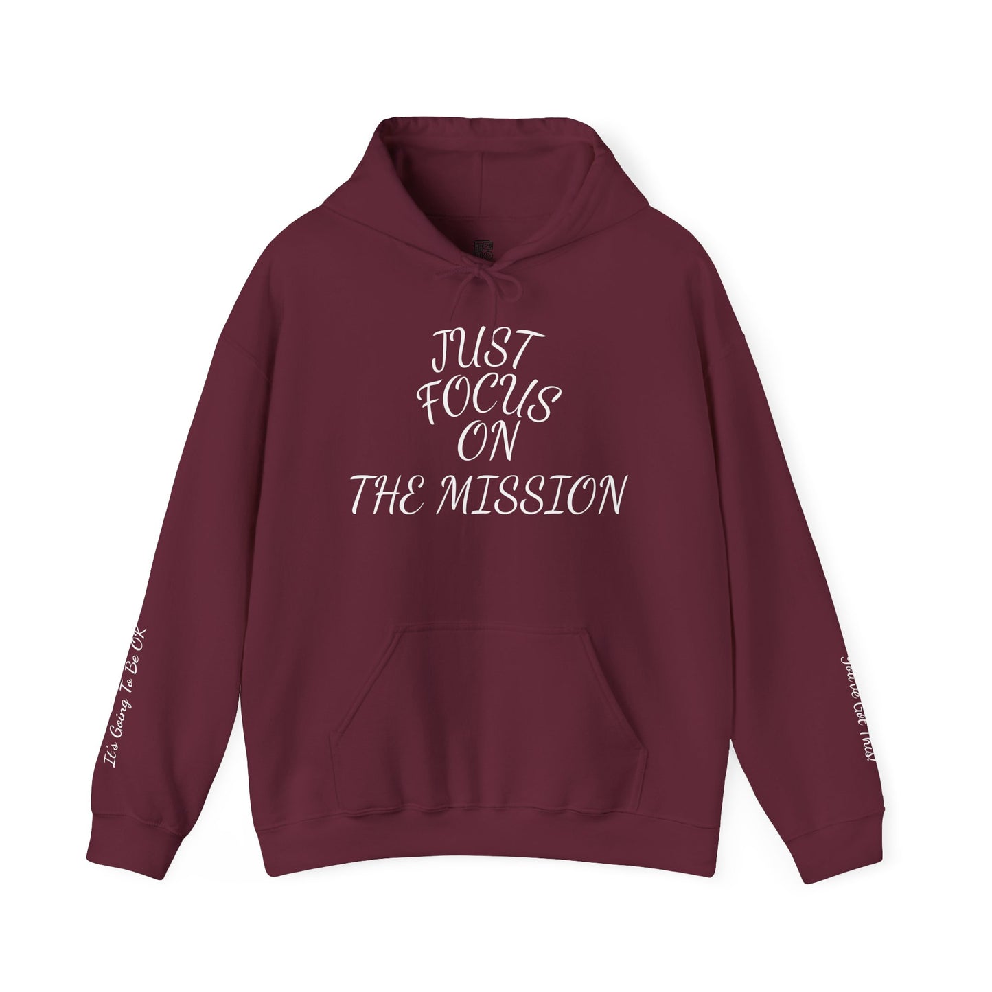 IT'S GOING TO BE OK - From The Encouragement Collection - Motivation Hoodie for Everyday Inspiration, Cozy Sweatshirt, Self-Care Gift, Fitness Apparel, Study Gear, Positive Quote