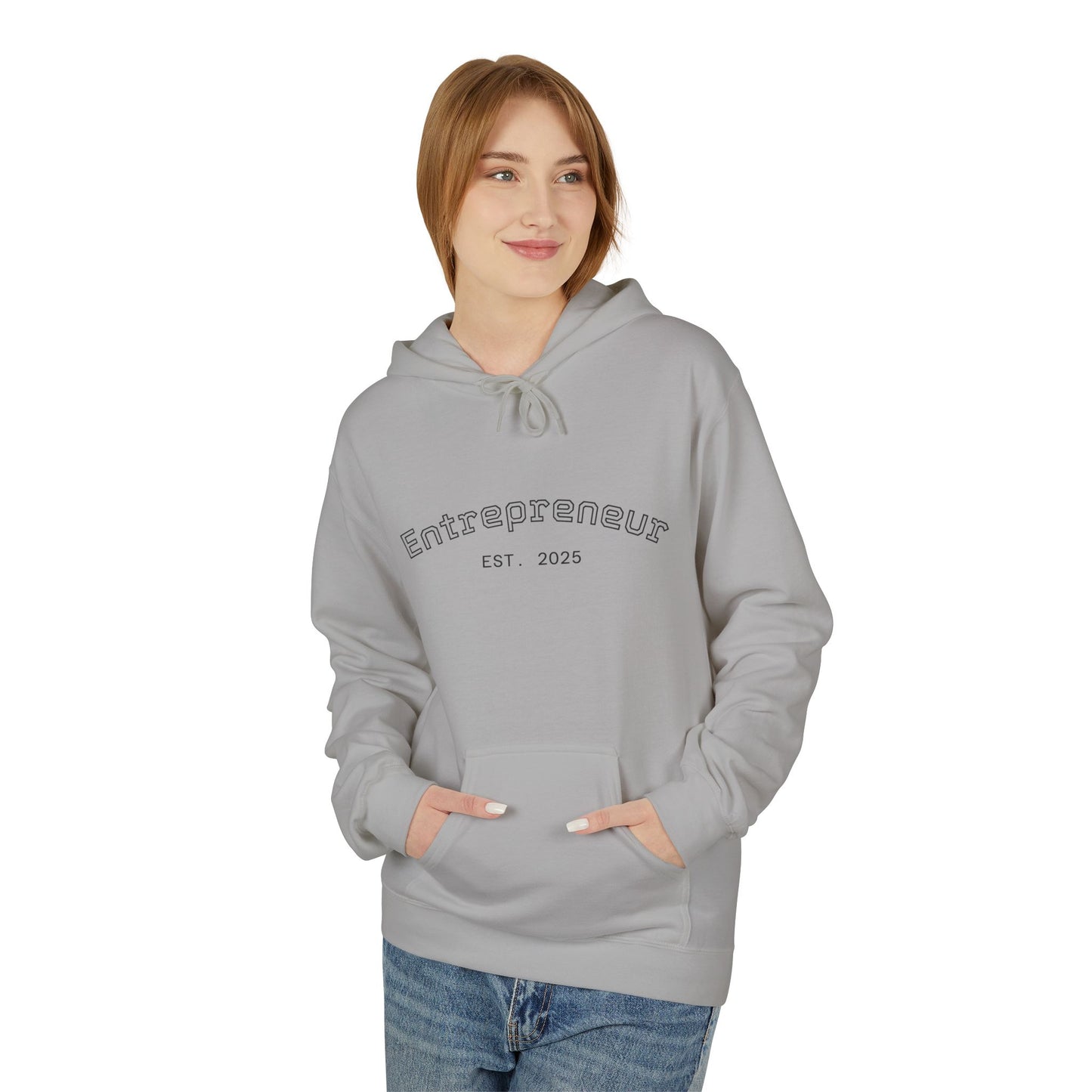 Entrepreneur - Casual Softstyle Fleece Hoodie, Cozy Sweatshirt for Every Occasion, Perfect Gift for Birthdays, Holidays, and Relaxing Days