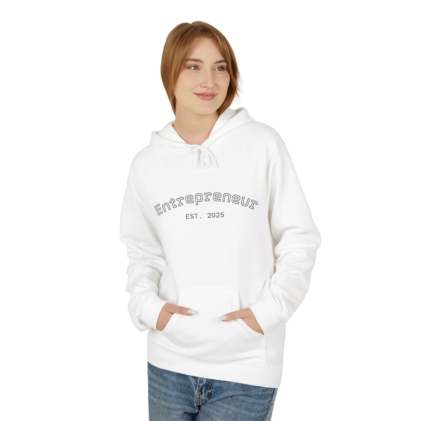 Entrepreneur - Casual Softstyle Fleece Hoodie, Cozy Sweatshirt for Every Occasion, Perfect Gift for Birthdays, Holidays, and Relaxing Days