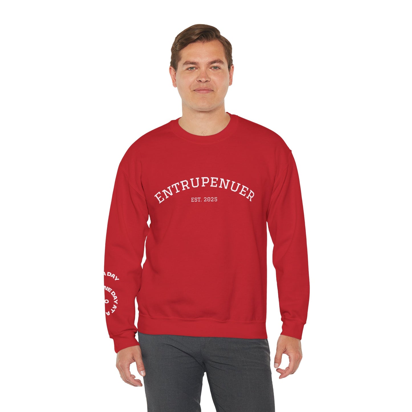 Entrepreneur Crewneck Sweatshirt, Cozy Unisex Pullover Gift, Casual Streetwear, Perfect for Entrepreneurs, Stylish Everyday Wear