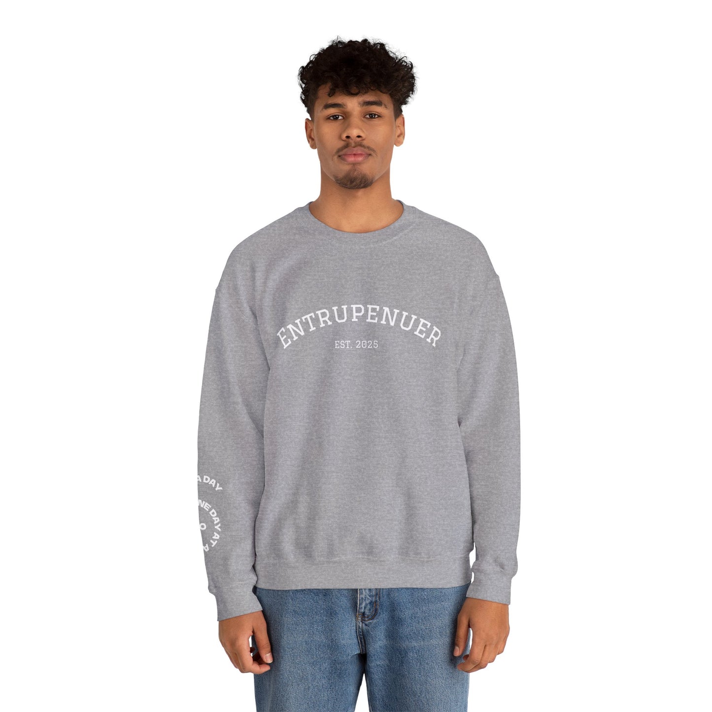 Entrepreneur Crewneck Sweatshirt, Cozy Unisex Pullover Gift, Casual Streetwear, Perfect for Entrepreneurs, Stylish Everyday Wear