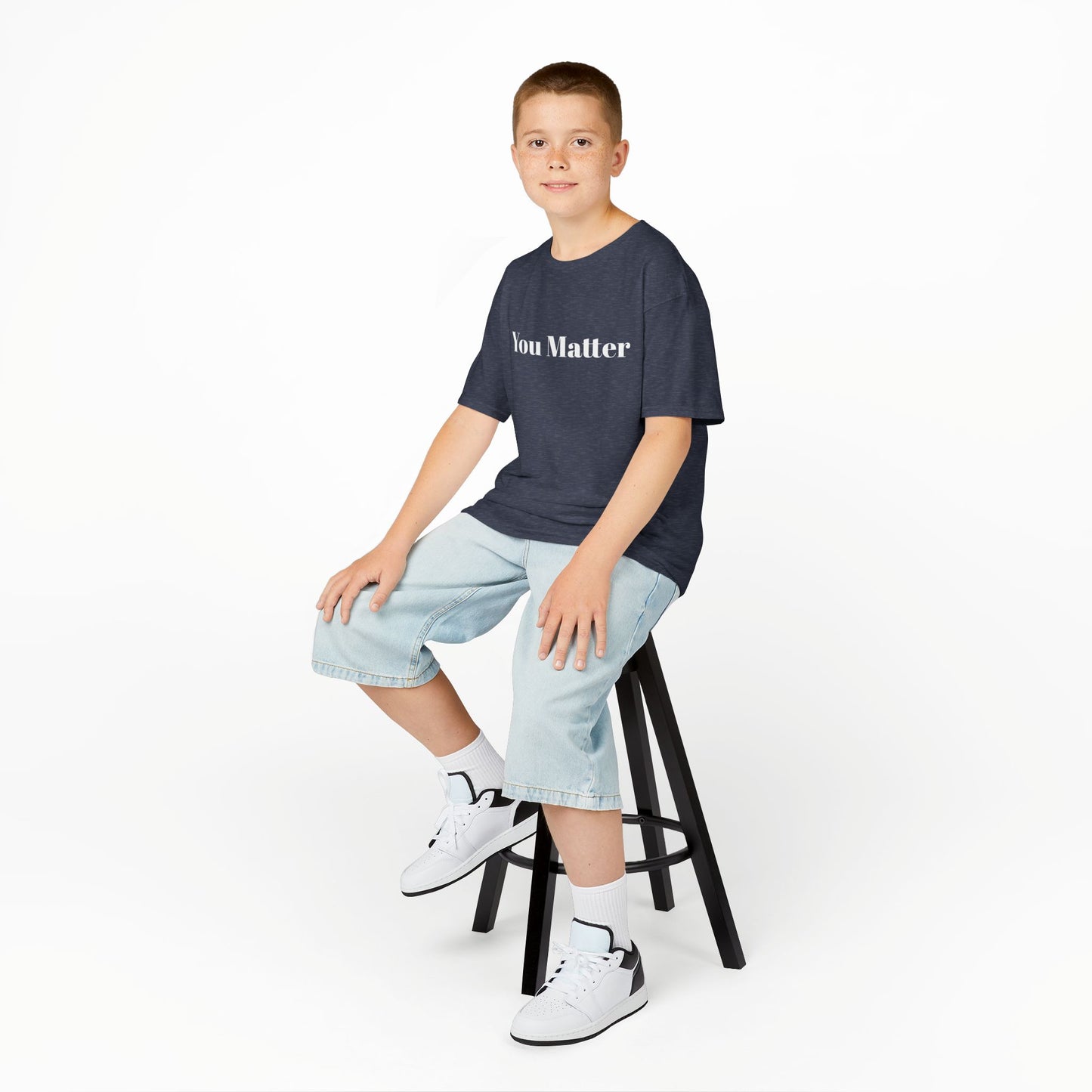 Kids Motivational Tee - You Matter, Youth Graphic Shirt, Positive Message T-Shirt, Gift for Kids, Confidence Booster Apparel