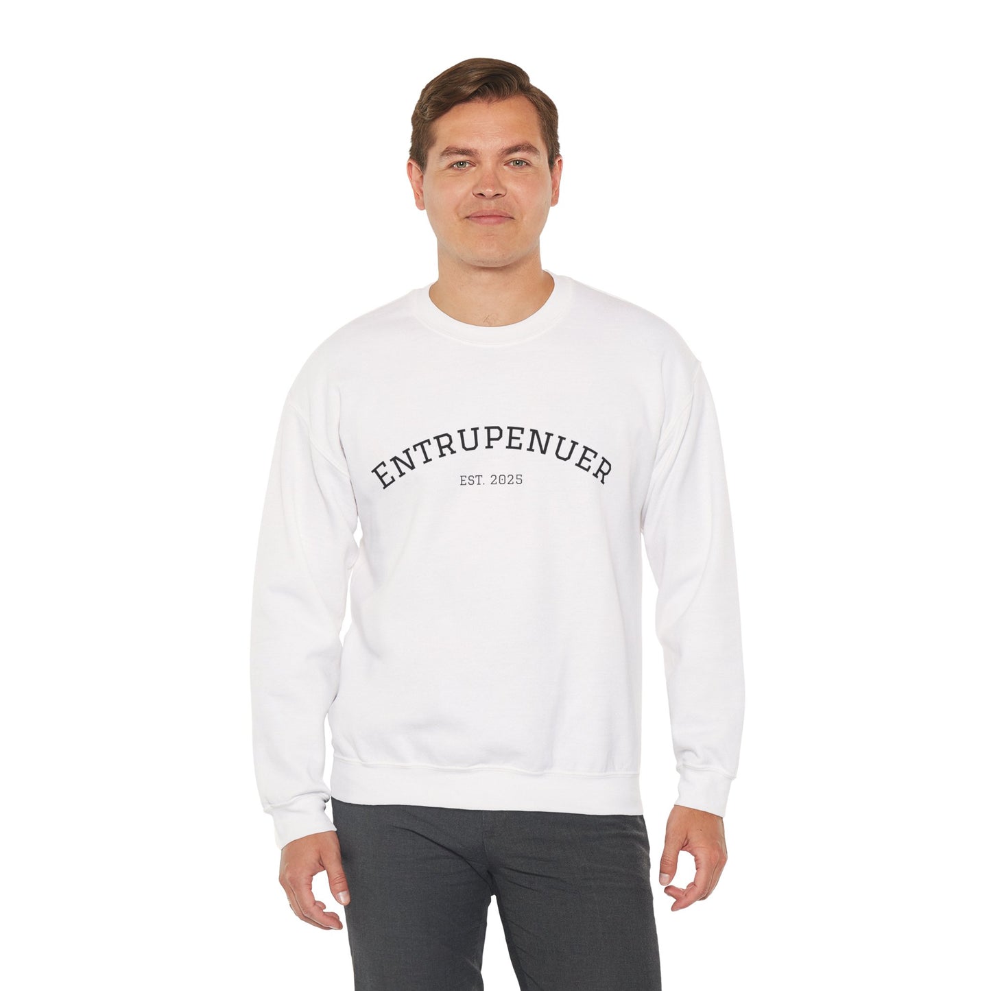 Entrepreneur Crewneck Sweatshirt, Cozy Unisex Pullover Gift, Casual Streetwear, Perfect for Entrepreneurs, Stylish Everyday Wear
